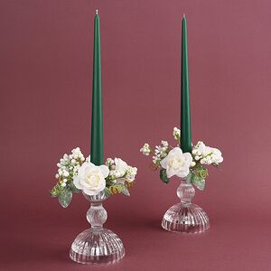 Венок для свечи Белые Розы 10 см Swerox фото 2