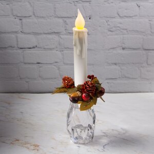 Венок для свечи Осенний Джаз 9 см
