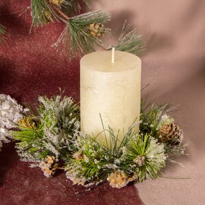 Венок для свечи Сосновый Шарм 18 см Swerox фото 2