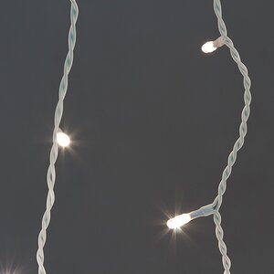 Световой занавес 1.5*1.5 м, 500 теплых белых микроламп, белый ПВХ, IP20 Snowmen фото 3