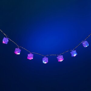 Светодиодная гирлянда Сияющая Льдинка 40 синих LED ламп 4.5 м, прозрачный ПВХ, IP20 Snowmen фото 3