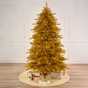 Золотая искусственная елка Барокко 210 см, ПВХ Max Christmas фото 1