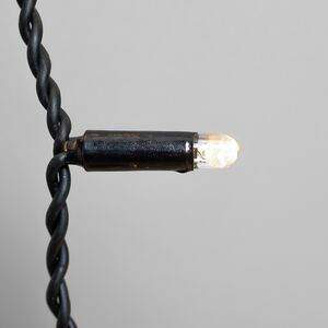 Гирлянда штора 2*2 м, 400 теплых белых LED ламп, черный эко-каучук, соединяемый, IP65 BEAUTY LED фото 4