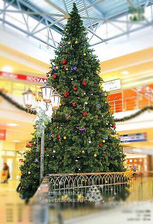 Уличная елка Клеопатра 4 м ствольная , ПВХ Царь Елка фото 2