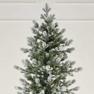 Искусственная стройная елка Невада Заснеженная 220 см, ЛИТАЯ 100% Max Christmas фото 4