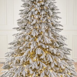 Искусственная елка с огоньками Романовская заснеженная 3 м, 930 теплых белых ламп, ЛИТАЯ 100% Max Christmas фото 3