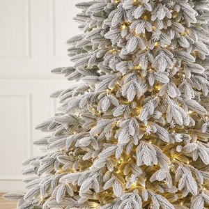 Искусственная елка с огоньками Романовская заснеженная 270 см, 740 теплых белых ламп, ЛИТАЯ 100% Max Christmas фото 2
