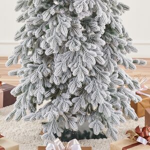 Искусственная стройная елка Тикко заснеженная 255 см, ЛИТАЯ 100% Max Christmas фото 4