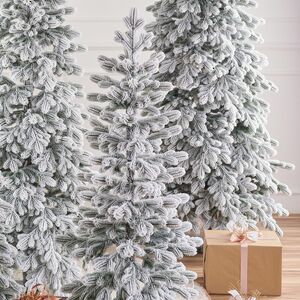 Искусственная стройная елка Тикко заснеженная 255 см, ЛИТАЯ 100% Max Christmas фото 3