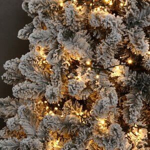 Ярусная гирлянда на елку 210 см Easy Light, 700 теплых белых LED, зеленый ПВХ, контроллер, IP44 Winter Deco фото 2