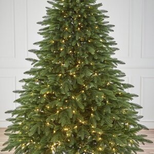 Искусственная елка с лампочками Романовская 180 см, 334 теплых белых ламп, ЛИТАЯ 100% Max Christmas фото 3