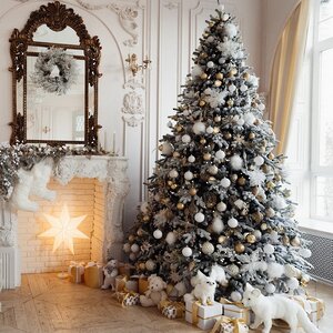 Искусственная елка Снежная Королева заснеженная 280 см, ЛИТАЯ + ПВХ Max Christmas фото 4