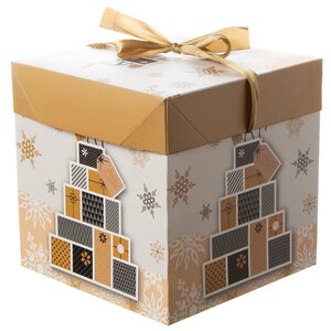 Подарочная коробка Magic Christmas - Волшебный Олень 17*17 см