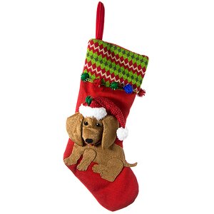 Новогодний носок Очаровательный Спаниель 53 см Holiday Classics фото 1