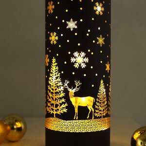 Декоративный светильник Blackwood Deer 20 см, теплые белые LED лампы, на батарейках Peha фото 2