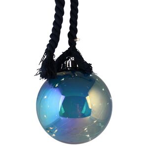 Декоративный подвесной светильник Шар Symmetria 14 см, 15 теплых белых LED ламп, на батарейках Peha фото 5