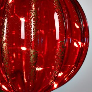 Декоративный подвесной светильник Шар Maniago 14 см, 15 теплых белых LED ламп, на батарейках Peha фото 3