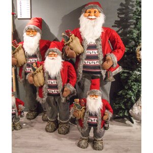 Большой Норвежский Санта с подарками и фонариком 122 см Peha фото 3