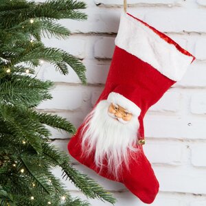 Новогодний носок Санта - Зимнее настроение 42 см