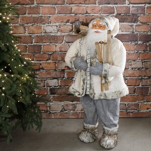 Декоративная фигура Санта-Клаус - Белоснежный привет из Лапландии 115 см