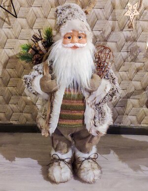 Фигура под елку Санта - Скандинавский кудесник с подарками 60 см Peha фото 1