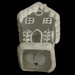 Светящаяся елочная игрушка Коттедж на батарейке 6*6*10 см, подвеска Snowhouse фото 7