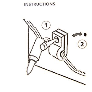 Крепления для уличных гирлянд 12 шт Peha фото 2