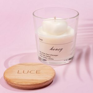 Декоративная ароматическая свеча Luce Heart: Мед, 30 часов горения Luce фото 1