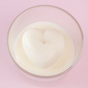 Декоративная ароматическая свеча Luce Heart: Апельсин + Жасмин, 30 часов горения Luce фото 1