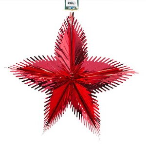 Звезда из фольги Полярная 60 см красная Holiday Classics фото 1