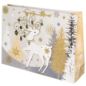 Подарочный пакет Magic Christmas - Волшебный Олень 33*46 см Due Esse Christmas фото 1