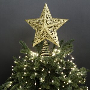 Звезда на елку Золотые Узоры 25 см Kurts Adler фото 4