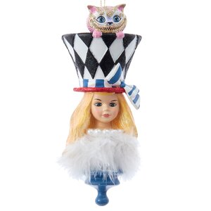 Набор елочных игрушек Алиса в Стране Чудес: Magique de Alice 15 см, 5 шт, подвеска Kurts Adler фото 2