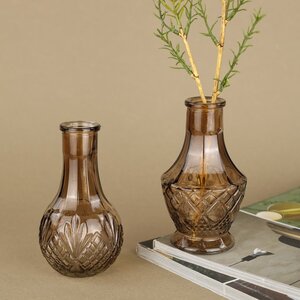 Набор стеклянных ваз Grigorio - Витербо 12 см, 2 шт Koopman фото 2