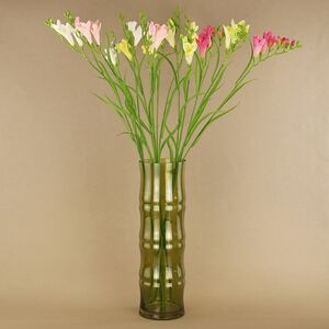 Стеклянная ваза Bambu 32 см оливковая Koopman фото 2