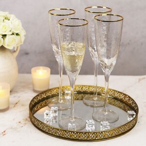 Набор бокалов для шампанского Элизабет, 4 шт, 26 см Kaemingk фото 1