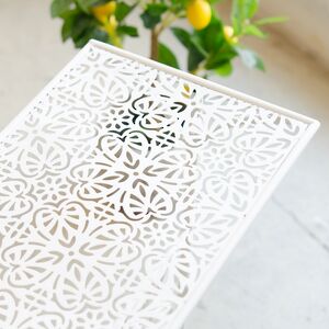 Металлическая этажерка для цветов Фиори Бьянко 71*59*30 см Kaemingk фото 4