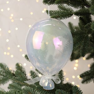 Подвесной светильник Воздушный Шар Жирардо 20 см, теплые белые LED лампы, стекло, на батарейках Peha фото 2