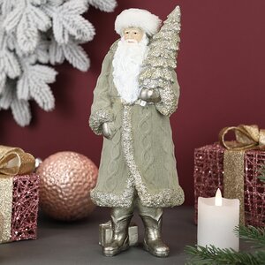 Статуэтка Санта Клаус из Гётеборга с заиндевелой ёлочкой 29 см Edelman фото 1