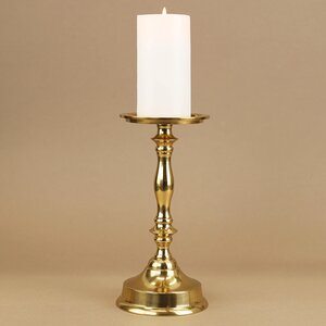 Металлический подсвечник для 1 свечи Марэль 22 см золотой Koopman фото 5