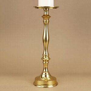 Металлический подсвечник для 1 свечи Марэль 31 см золотой Koopman фото 3