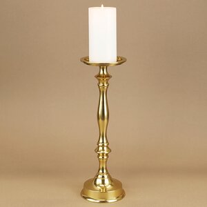 Металлический подсвечник для 1 свечи Марэль 31 см золотой Koopman фото 5