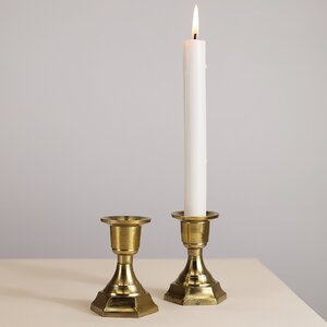 Декоративный подсвечник для 1 свечи Деимус 8 см золотой Koopman фото 3