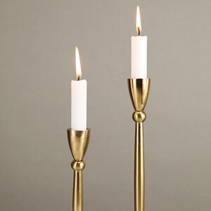 Декоративный подсвечник для 1 свечи Асемира 23 см золотой Koopman фото 2