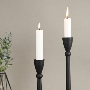 Декоративный подсвечник для 1 свечи Асемира 30 см черный Koopman фото 3