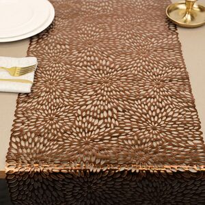 Дорожка для стола Джиневра 90*35 см медная Koopman фото 2