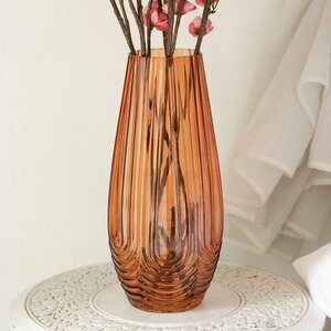 Стеклянная ваза Naples Sunset 35 см Kaemingk фото 1