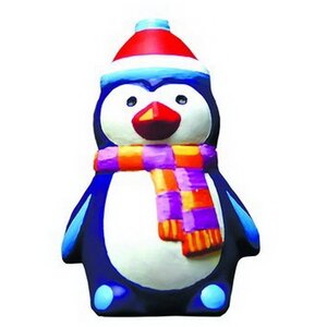 Новогодний набор для творчества Раскрась и подари - Елочная игрушка Пингвин 9 см Bumbaram фото 2