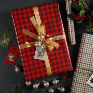 Набор для упаковки подарков Check Style, 7 предметов Kaemingk фото 3