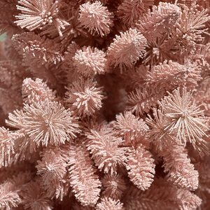 Искусственная розовая елка Teddy Pink заснеженная 150 см, ЛЕСКА + ПВХ уцененная A Perfect Christmas фото 4